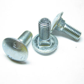 03M7191 Cup Head Bolts, fitting Skids and Stone Guards ( 100 PER PACK ) galvanized, quality 8.8, with square neck, with hexagonal nuts, DIN 603 / 555