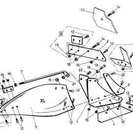 1659461309 point holder Plate  Left hand ( no 8 )