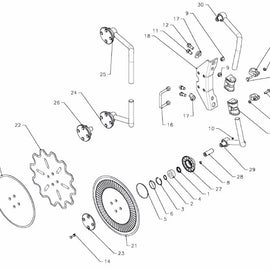 KK076406 Disc Coulter 18" 4 Hole