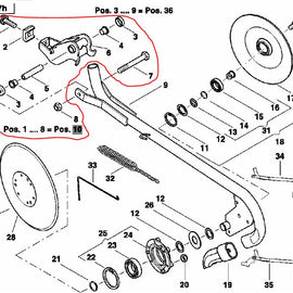 AC497794 CX Coulter Mounting Long