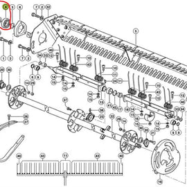 0006160660S Pick up rotor bearing