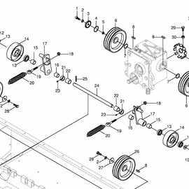 9215470 Belt driving Conditioner from 2003 - 2005