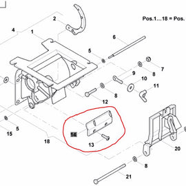 AC489151 Lip Seal, Length 115mm, Distance of holes 61mm