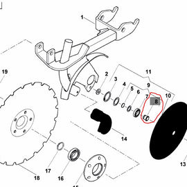 AC497456 Axle CX Mulch Coulter