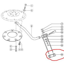 0009569223 Tine Security  to fit 9.5mm tine ( Pack of 5 )