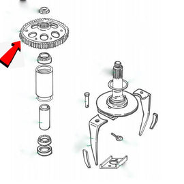 951597  Rotor gear 40 tooth  1 required