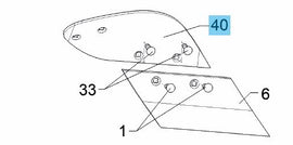 3470650 Mouldboard Right Hand