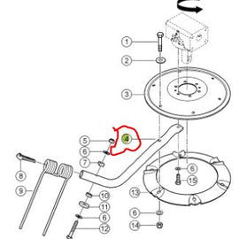 0013233021 LH Tine support Arm