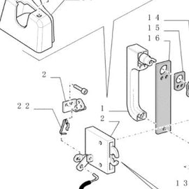 82035974 Door latch spring  (Pack of 2)