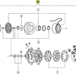 0006259940S Air Conditioner Compressor