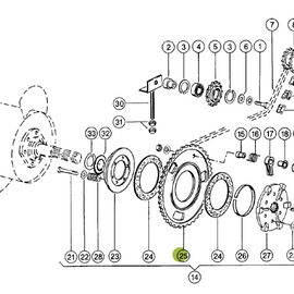 0006459321 Auger Drive Sprocket