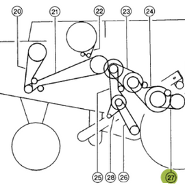 0006672511S V-Belt for Accelerator