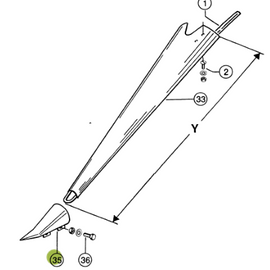 0005200200S Crop Divider Point