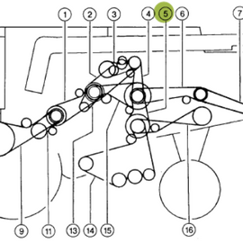 0006672520S V-BELT 2nd Stage Cleaning