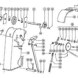 000735949S Elevator Chain drive sprocket