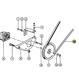 0002338431S V-Belt Fan Drive