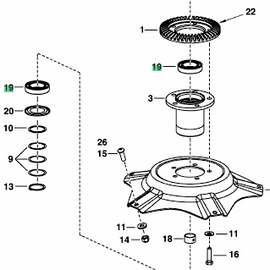 PO400.179 Rotor bearing