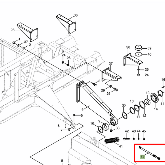 3023211 Side mowers position sensor