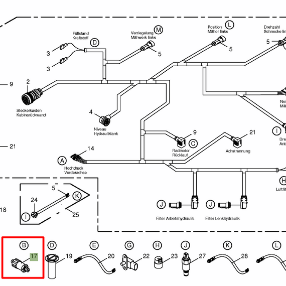 3024731 High Pressure Sensor