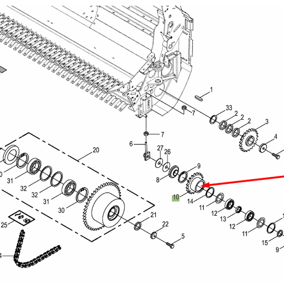 2270642  Tension sprocket