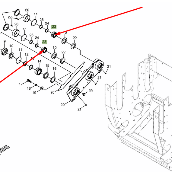 9319041 Self aligning bearing