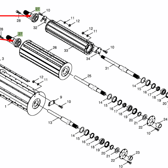 200218090 Drive spigot