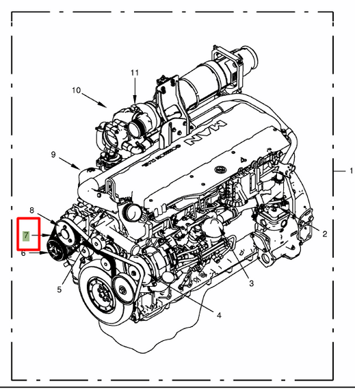 270055330 Alternator Belt