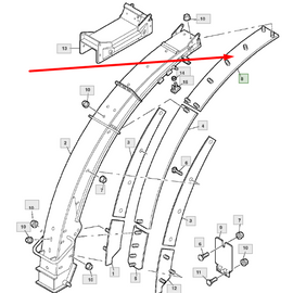 AZ54609S Wear Plate Top