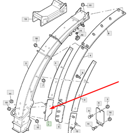 AZ48902S Right Wear Plate