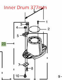 200376672 Inner High Disc 377mm