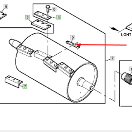 Z71196 Threaded plate