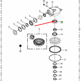 9303630 Grooved Ball Bearing 16016