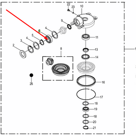 9301120 Grooved ball bearing