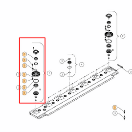 KT55994000 KIT of 2 bearings