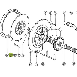 0000774720 Clutch Disc Main Drive