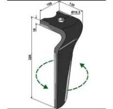 MA44010151S Quick Fit Tine. LH  18mm thickness