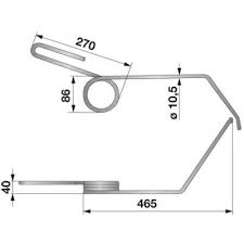 LE3537054 Harrow tine