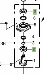 9303410 Disc Bearing