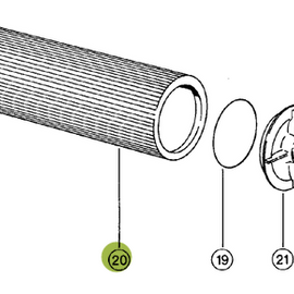 0000771070S Corn Cracker Drum 100 teeth