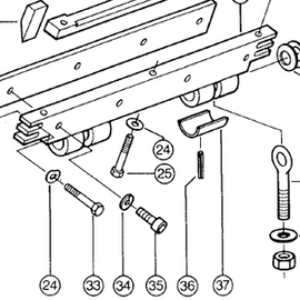 0009847051 Wear plate for cutter head